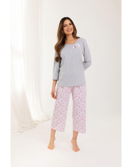 Piżama Regina 711 3/4 2XL-4XL Z25/26 damska