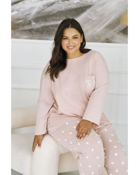 Piżama Taro Nori 3468 7/8 2XL-3XL Z25/26 damska