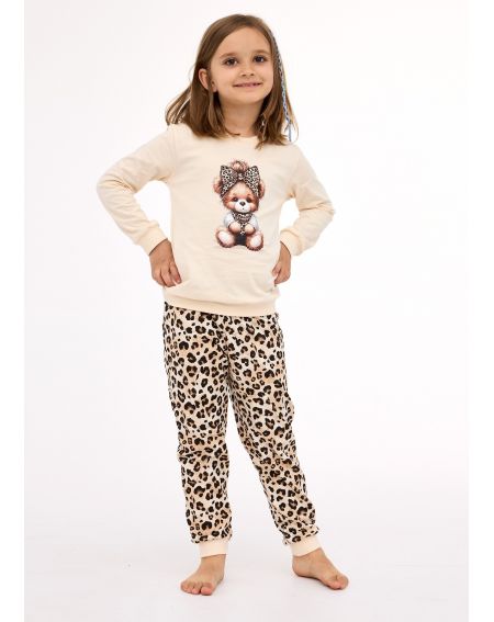 Piżama Cornette Kids Girl 594/191 Panther dł/r 86-128