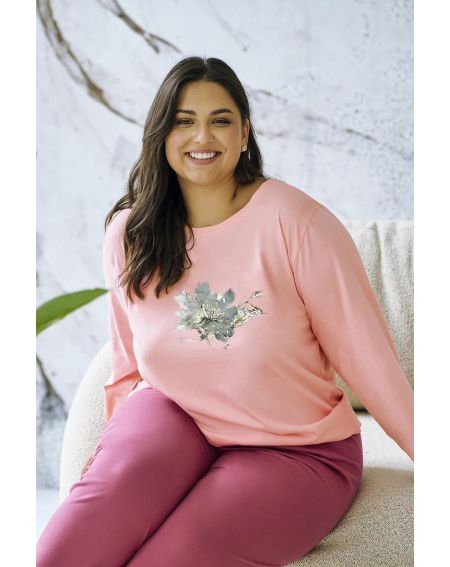 Piżama Taro Patricia 3471 7/8 2XL-4XL Z25/26 damska