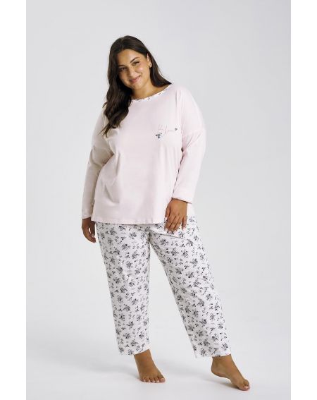 Piżama Taro Ella 3465 dł/r 2XL-3XL Z25/26 damska