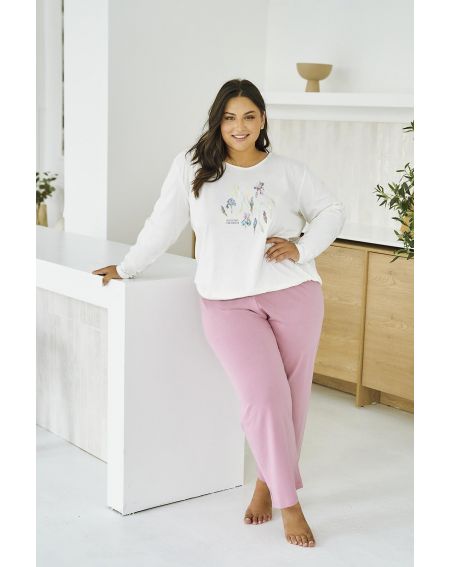 Piżama Taro Monica 3470 dł/r 2XL-4XL Z25/26 damska