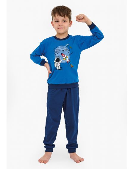 Piżama Cornette Kids Boy 593/176 Galaxy dł/r 86-128