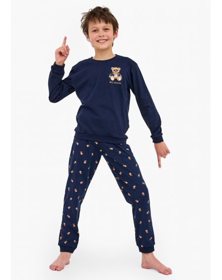 Piżama Cornette Young Boy 966/179 Big Boss dł/r 134-164
