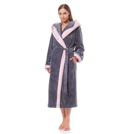 L&L 9145 Hft long women's bathrobe