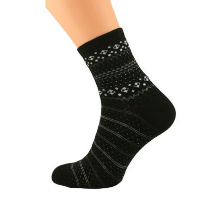 Bratex 051 Women socks Winter women's half terry Pattern 36-41