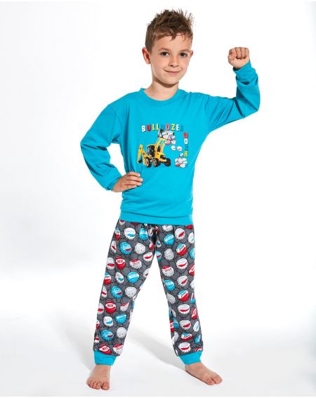 Pijama Cornette Kids Niño 593/106 Caps largo / año 86-128