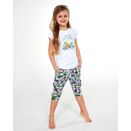 Cornette Kids Girl 487/84 Pijama de conejito kr / r 86-128