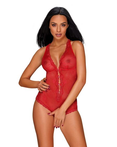 Body Obsessive Fiorenta Teddy Rouge