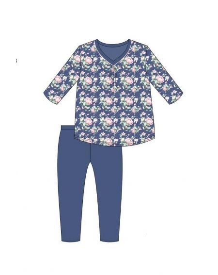Cornette 481/289 Karen 3/4 M-2XL Pyjama für Damen