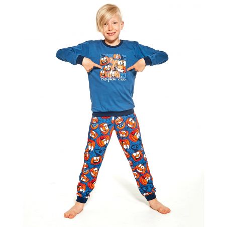 Piżama Cornette Kids Boy 976/123 Pumpkin dł/r 86-128