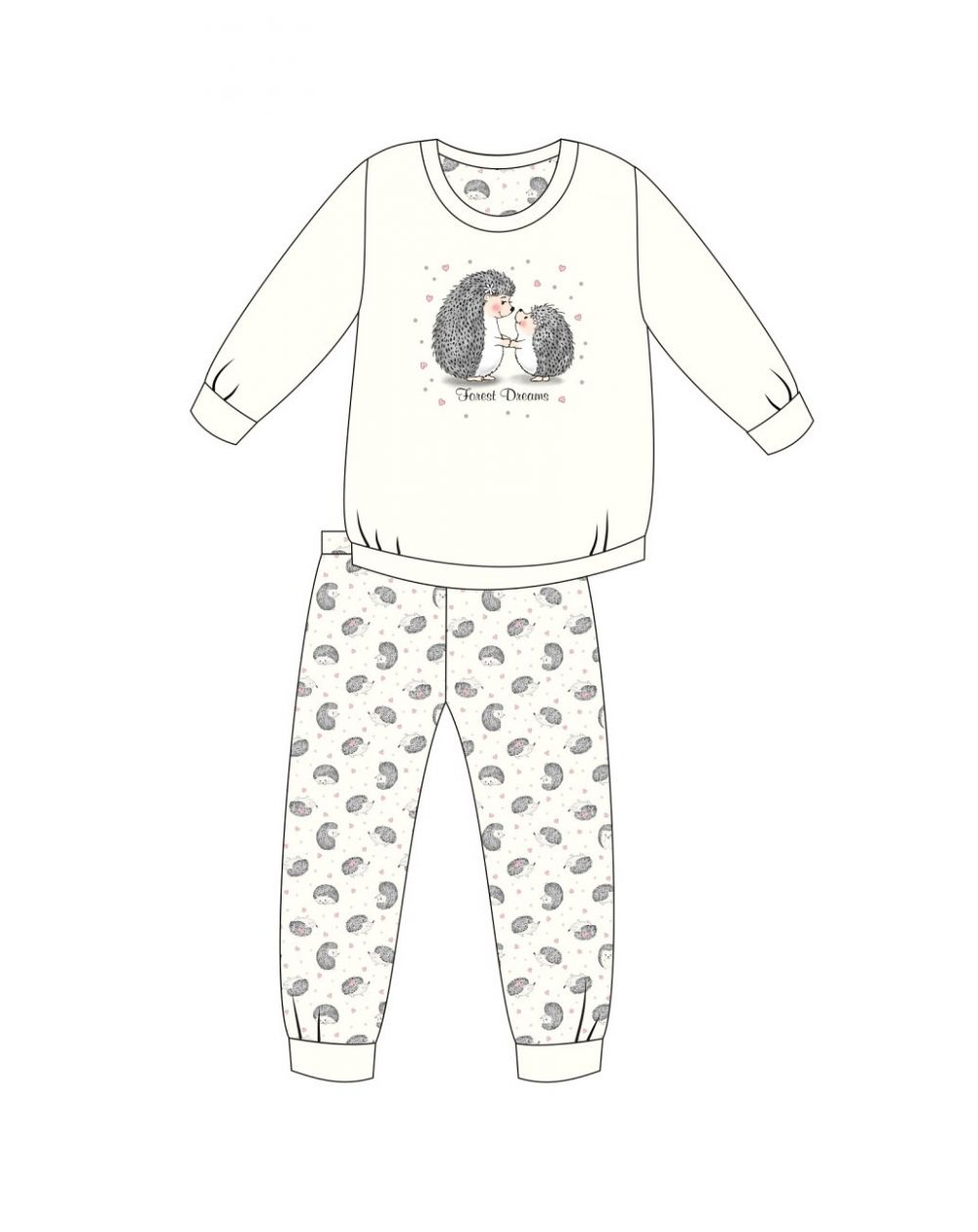 Cornette Jeune Fille 978/142 Pyjama Forest long 134-164