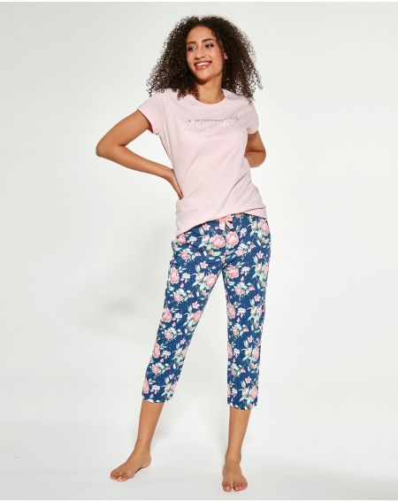 Cornette 466/281 Beautiful kr / r three-piece women's pajamas