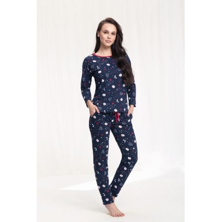 Pyjamas Luna 480 Länge / J S-2XL für Damen