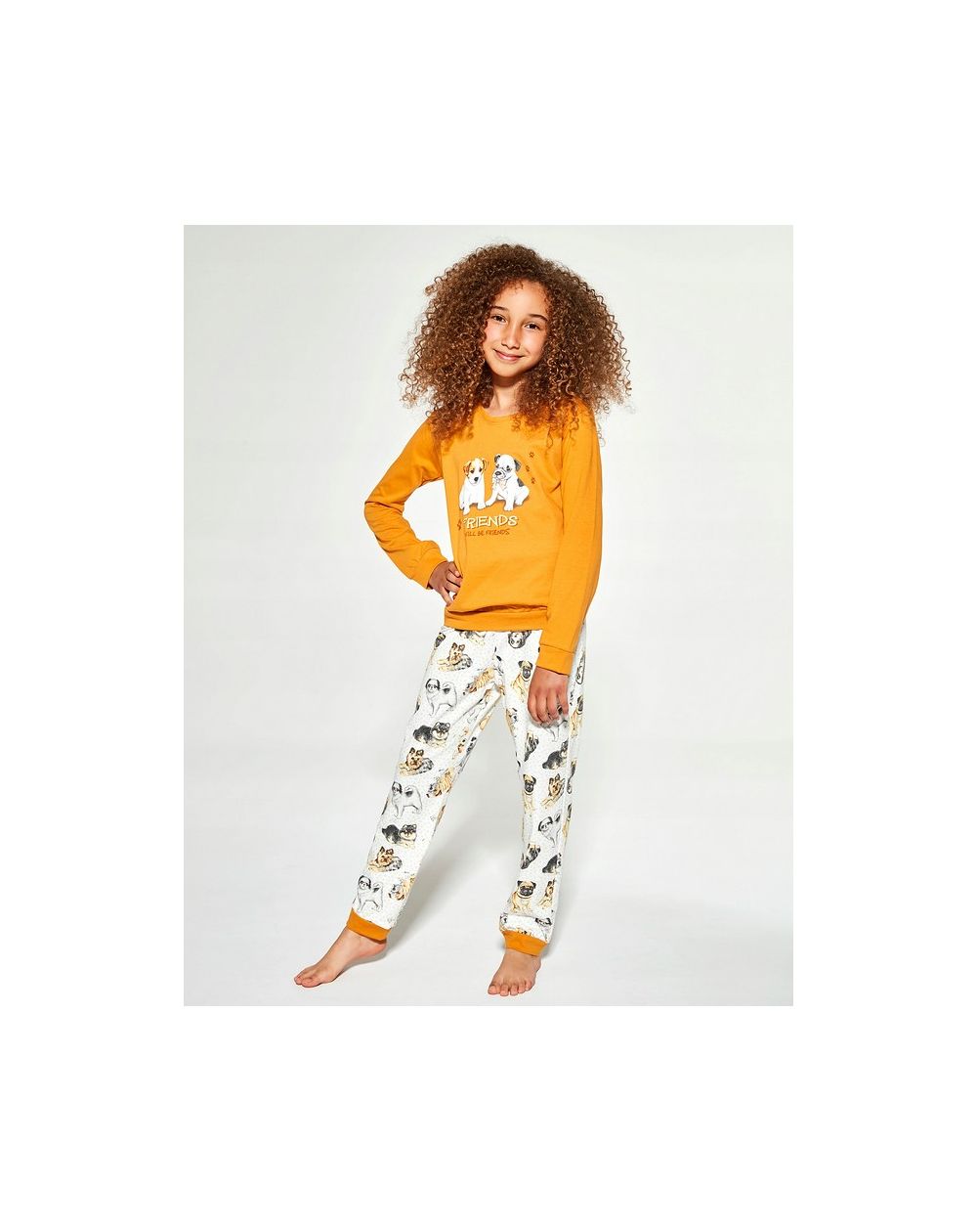 Cornette Kids Girl 594/145 Dogs pajamas, length 86-128