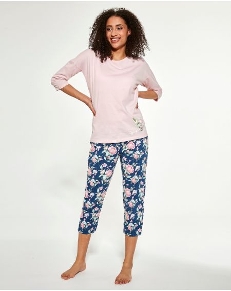Cornette 463/288 3/4 Flower 3XL-5XL pajamas for women