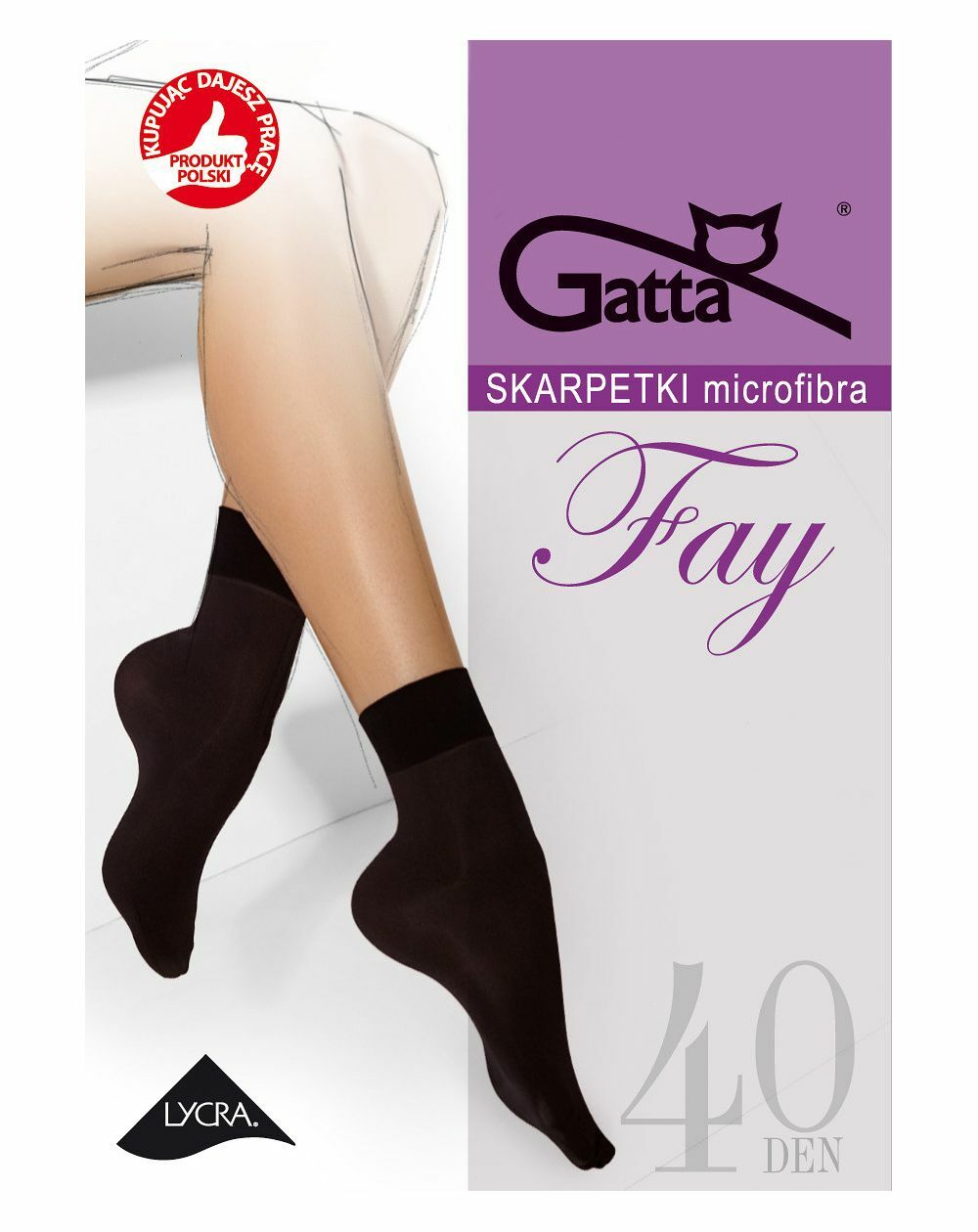 Chaussettes Gatta Fay en microfibre