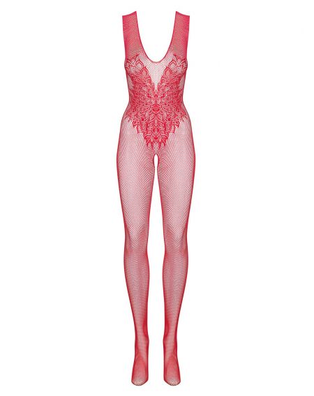 Bodystocking Obsessive N112 S-2XL Rosso