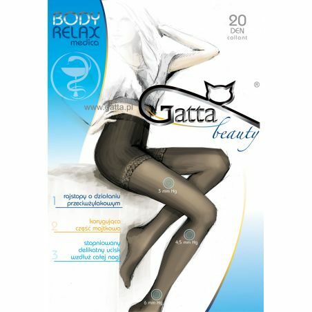 Gatta Body Relax Medica Strumpfhose 20 den 5-XL