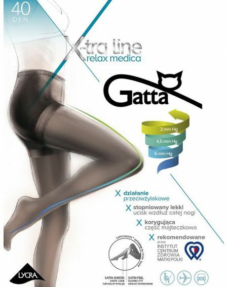 Gatta Body Relax Medica Strumpfhose 40 den 5-XL