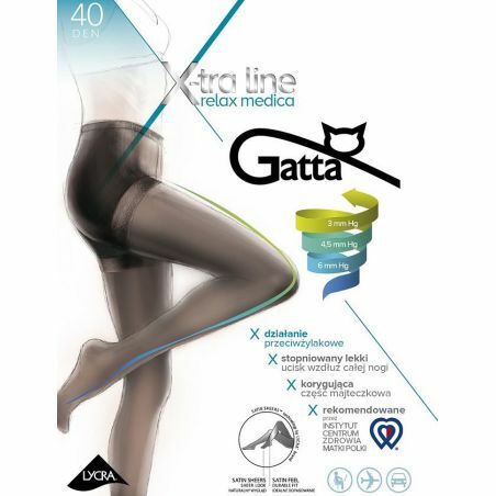 Gatta Body Relax Medica Strumpfhose 40 den 5-XL
