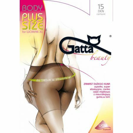 Gatta Body Plus Size for Woman Tights XL 15 den 2-6
