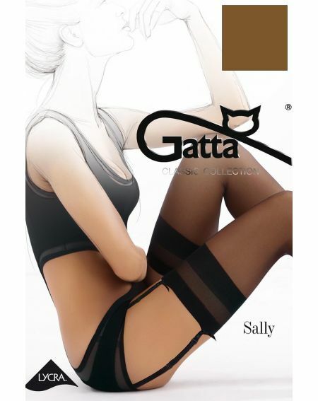 Gatta stockings to the waist Sally lycra 15 den 1-4
