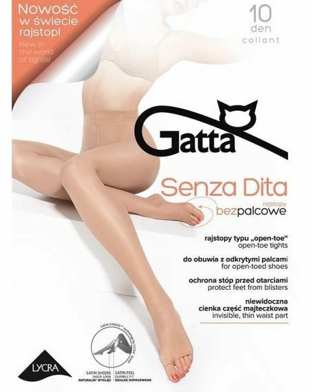 Gatta Tights Senza Dita 10 denier 2-4