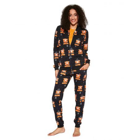 Cornette 465/292 Bear 2 Länge / r dreiteiliger Pyjama für Damen