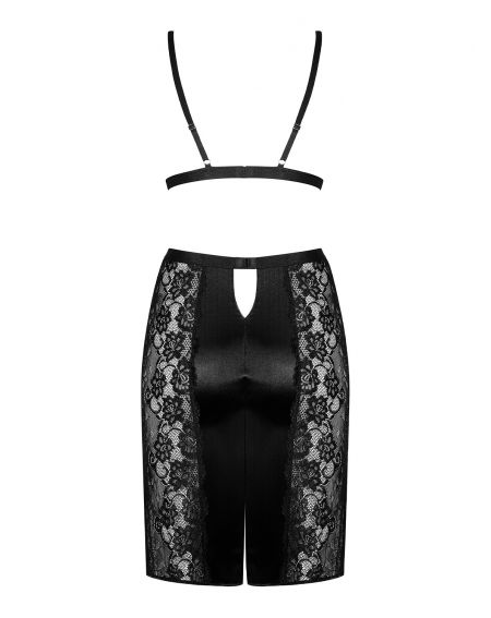 Komplet Obsessive Blanita Bra & Skirt