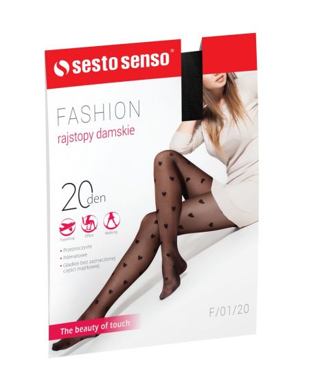 Rajstopy Sesto Senso Fashion F/01/20 den
