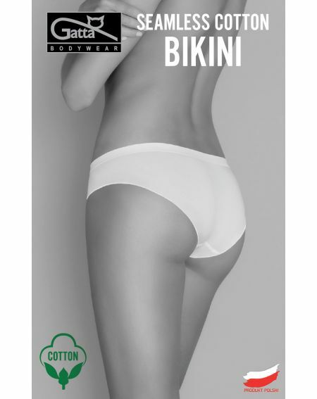 Culotte de bikini en coton sans couture Gatta 41640