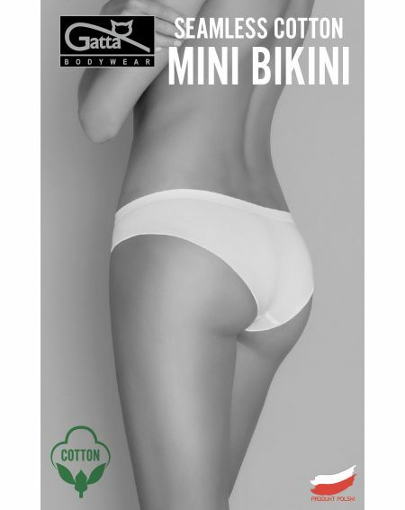 Mini slip de bikini en coton sans couture Gatta 41595