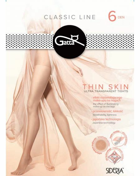 Gatta Thin Skin Tights 6 den 2-4