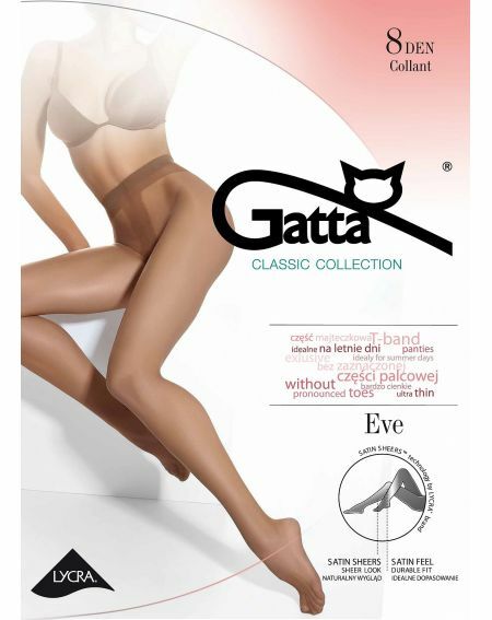 Gatta Eve Tights 8 denier 5-XL