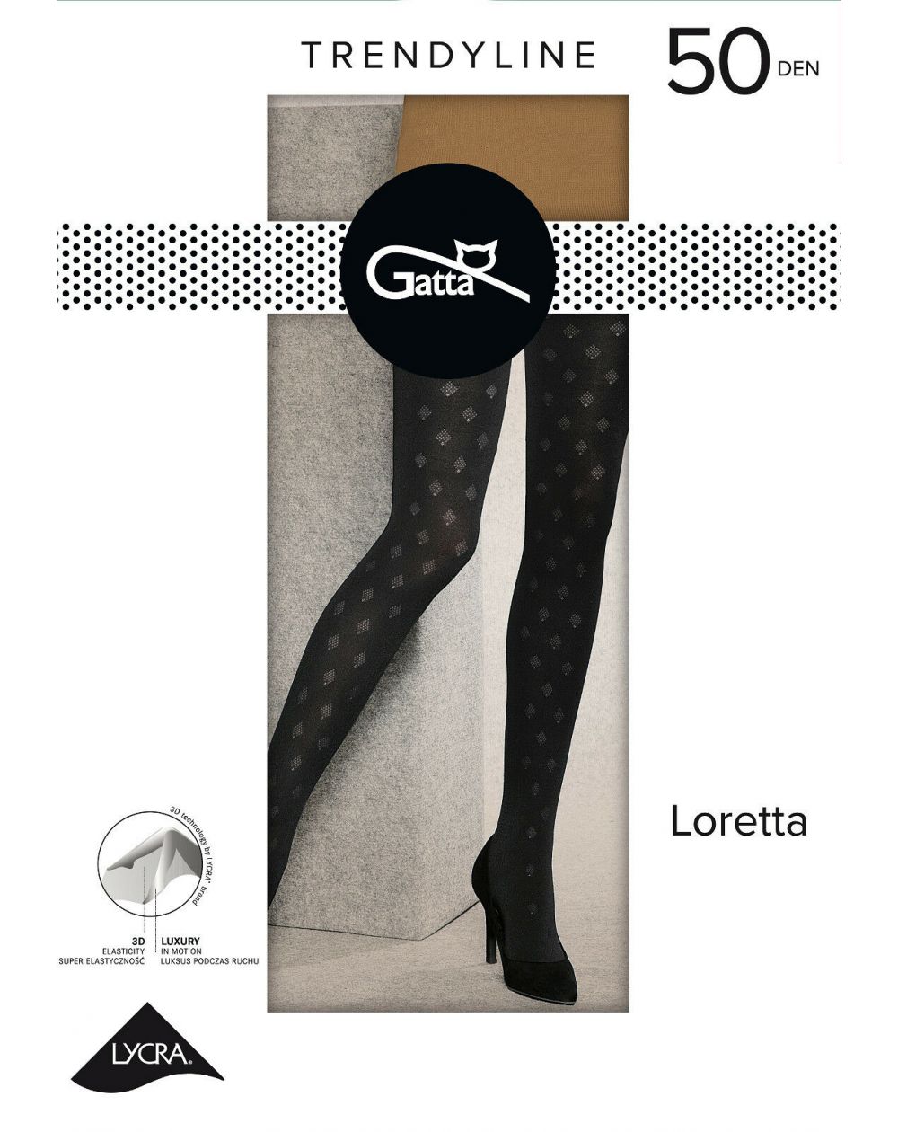 Gatta Loretta tights model 123 50 denier 2-4