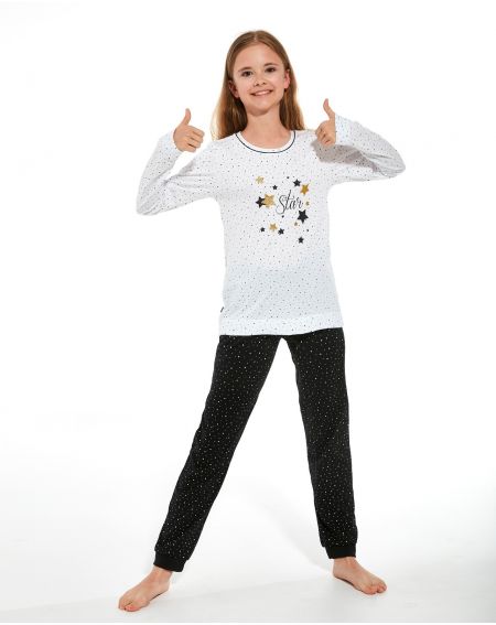 Piżama Cornette Kids Girl 958/156 Star dł/r 86-128