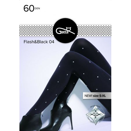 Gatta Flash & Black tights wz.04 60 den 5-XL