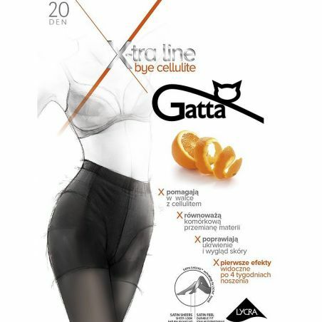 Gatta Bye Cellulite Tights 20 denier 5-XL