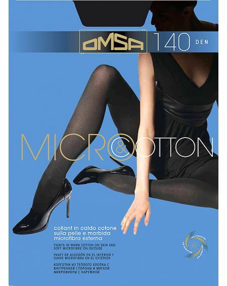 Collants Omsa Micro & Coton 140 den 2-4