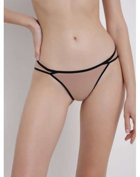 CONTE Poetic LBR 1532 Panties «brasiliana» made of cotton with curly braid