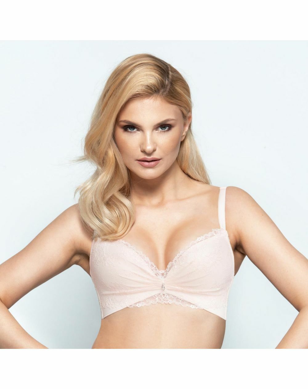 Wireless push-up bra Konrad Sophie Pink