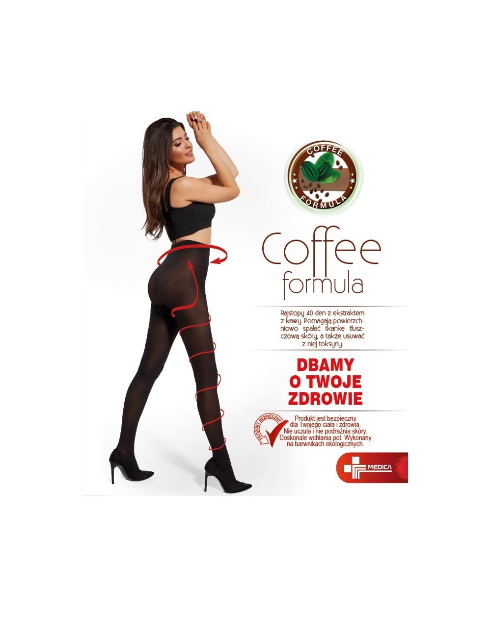 Adrian SUN COFFEE Rajstopy Klasyczne/Funkcyjne 40 Den
