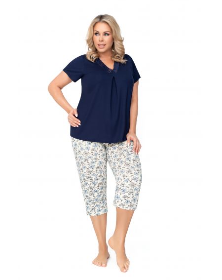 Donna Aria 3/4 plus size - piżama damska