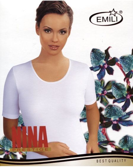 T-shirt blanc Emila Nina S-XL