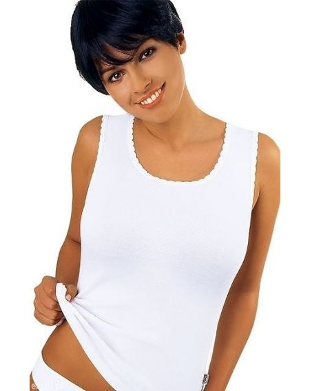 Camiseta blanca Emila Michele S-XL