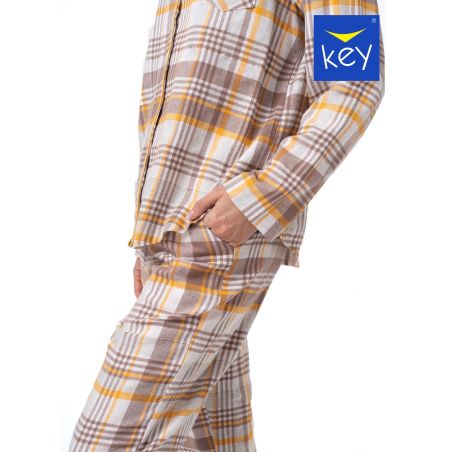 Piżama Key LNS 448 B23 2XL-4XL rozpinana