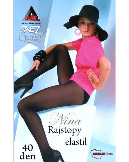 Rajstopy Inez Nina 40 den 5-XXL