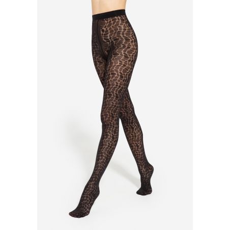 Gatta Modern patterned tights 40 DEN - Thick patterned tights.
