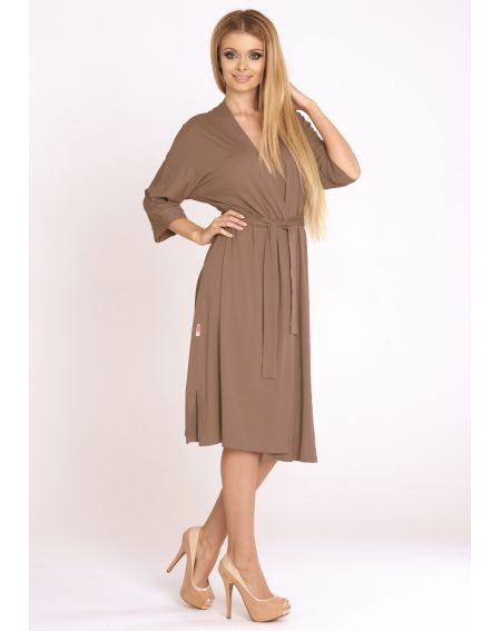 De Lafense 892 Visa long bathrobe 3XL-4XL for women